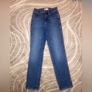 Madewell curvy stovepipe 26